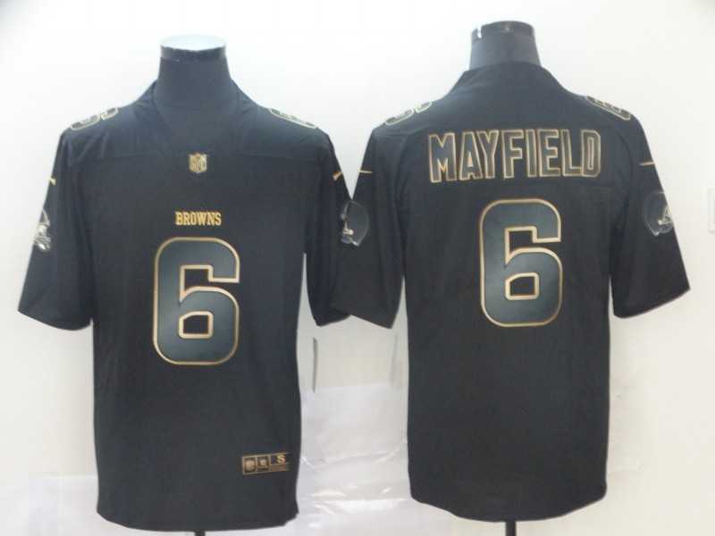 Nike Browns 6 Baker Mayfield Black Gold Vapor Untouchable Limited Jersey,We sell and wholesale Nike Browns 6 Baker Mayfield Black Gold Vapor Untouchable Limited Jersey on line form chian!